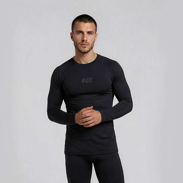 Stealth Long Sleeve Rash Guard - Black