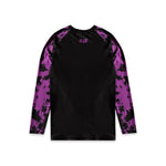 Ranked LS Rash Guard - Purple/Tie Dye