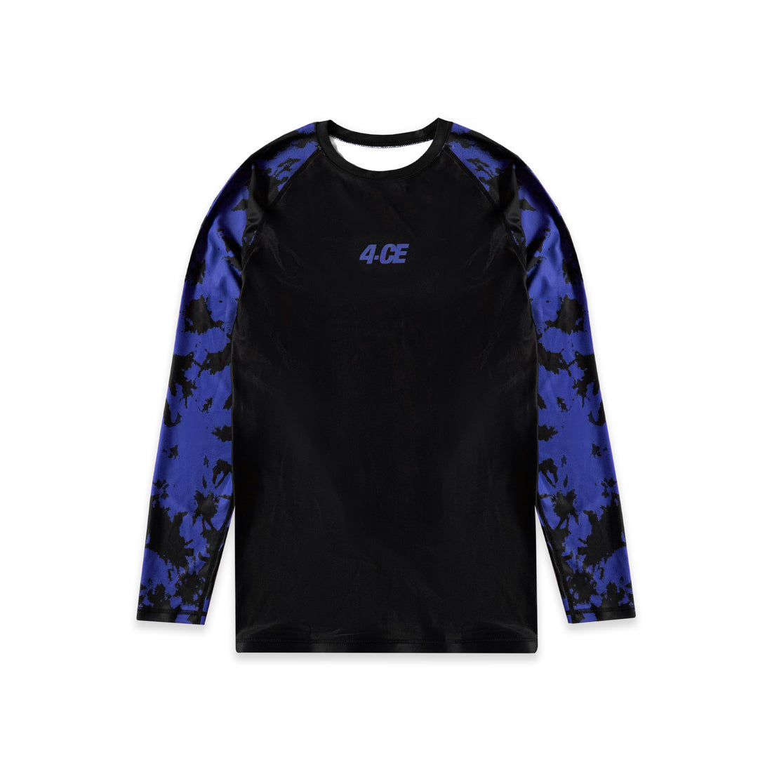 Ranked LS Rash Guard  - Blue/Tie Dye