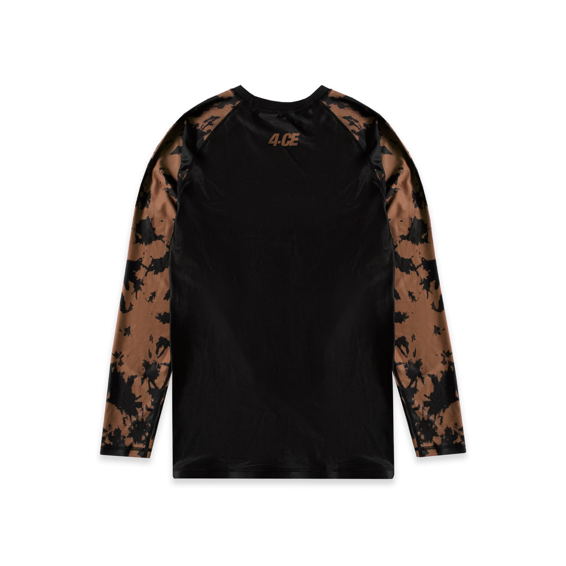 Ranked LS Rash Guard  - Brown/Tie Dye