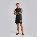 Ranked LS Rash Guard  - Brown/Tie Dye