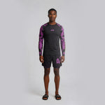 Ranked LS Rash Guard - Purple/Tie Dye