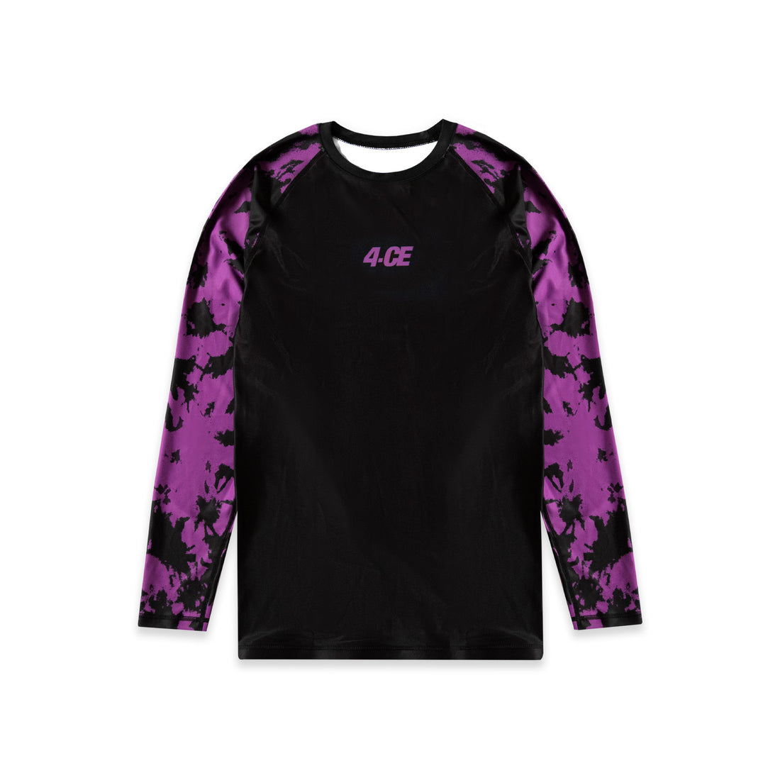 Ranked LS Rash Guard - Purple/Tie Dye