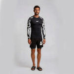 Ranked LS Rash Guard  - White/Tie Dye