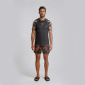 Ranked SS Rash Guard   - Brown/Tie Dye