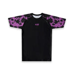 Ranked SS Rash Guard  - Purple/Tie Dye