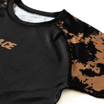 Ranked LS Rash Guard  - Brown/Tie Dye