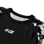 Ranked SS Rash Guard  - White/Tie Dye