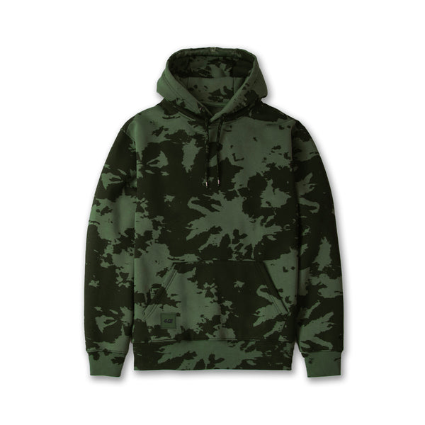 Tie Dye Heavyweight Hoody - Olive