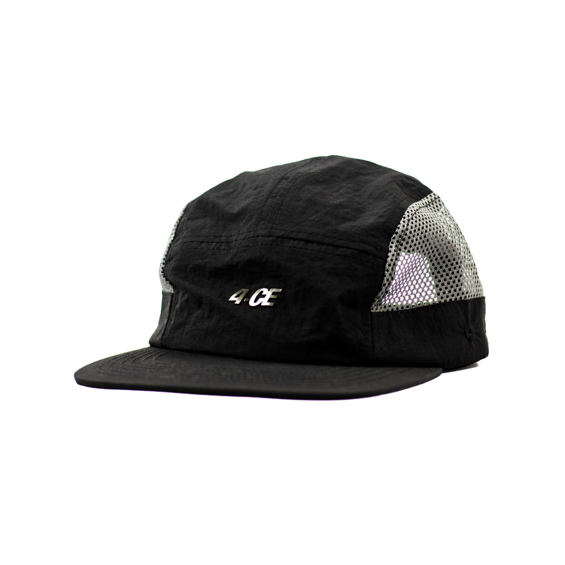 Runner 5 Panel Cap - Black