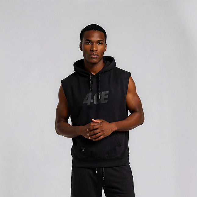 Cut Off  Hoody - Black