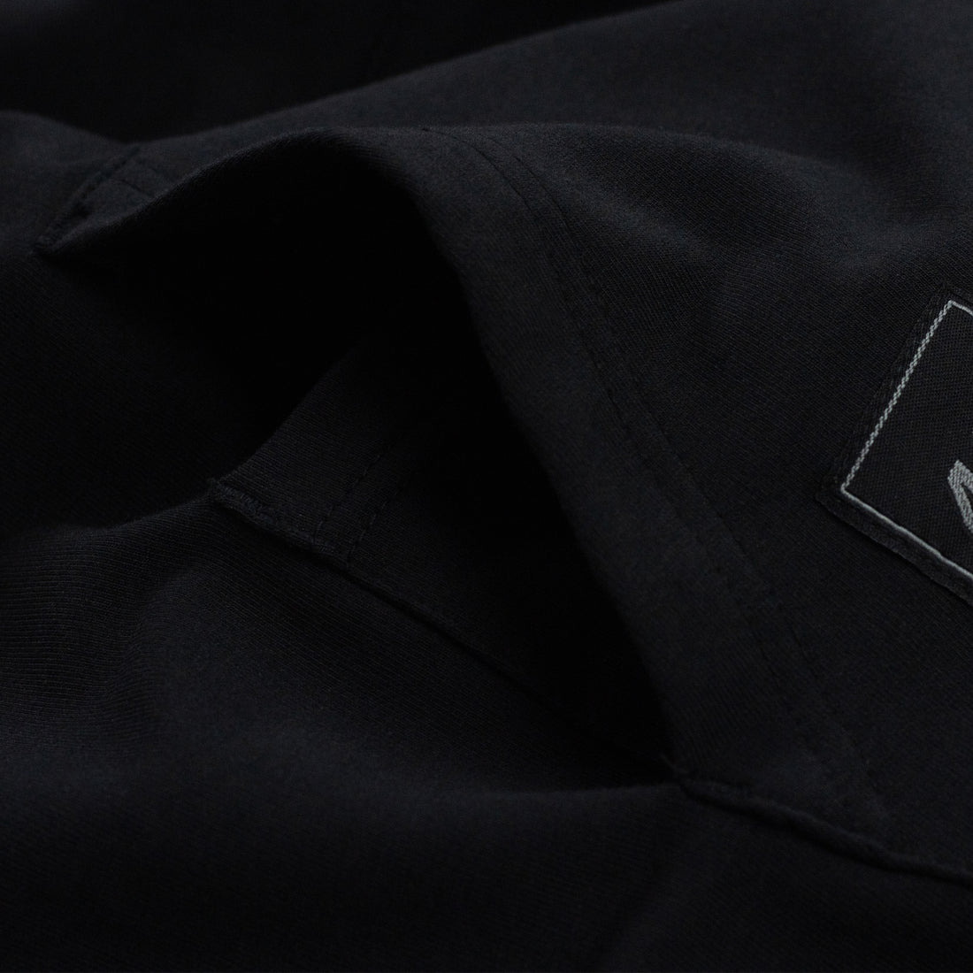 Embossed Heavyweight Hoody - Black