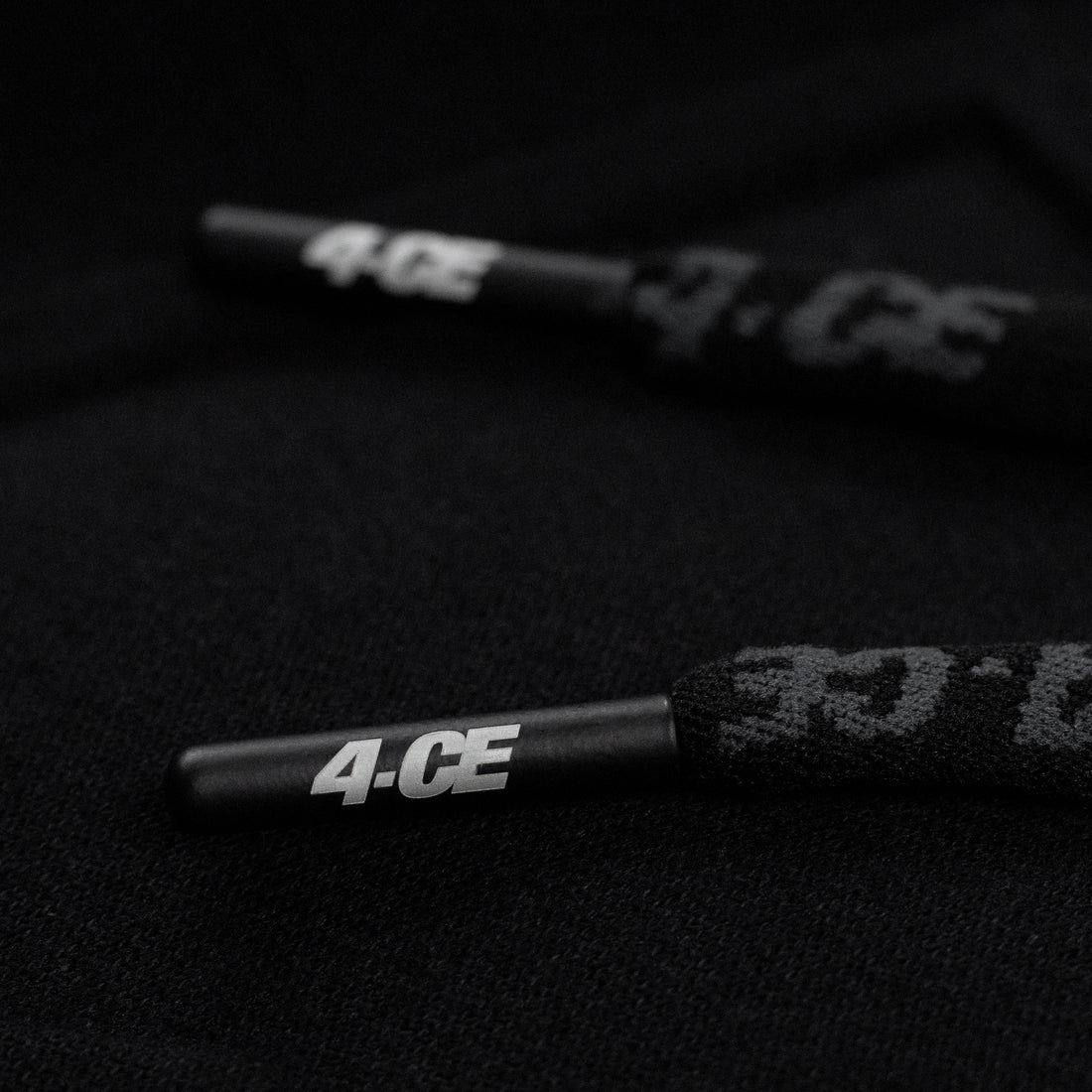 Embossed Heavyweight Hoody - Black