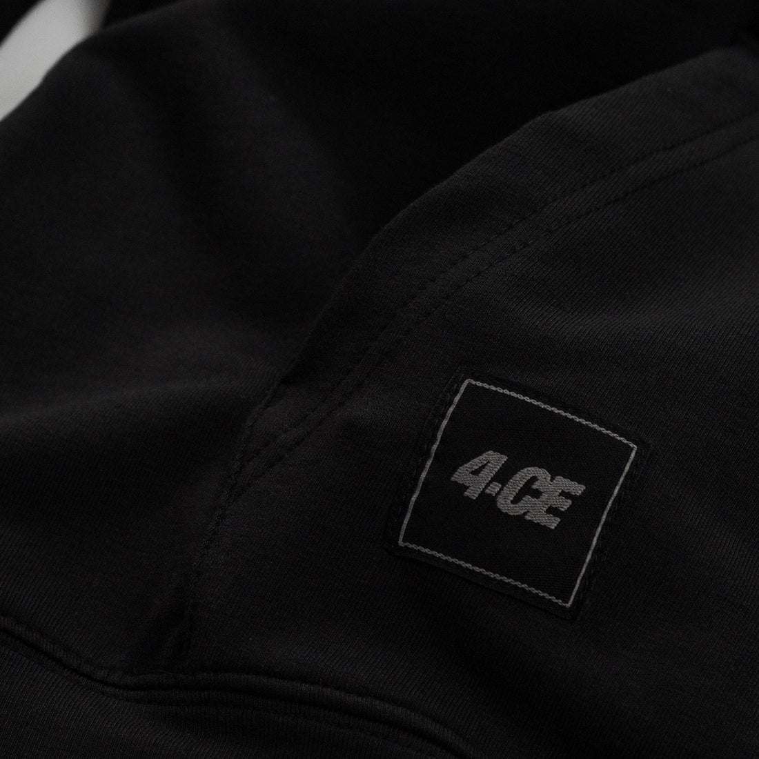 Embossed Heavyweight Hoody - Black