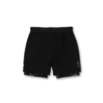 Hybrid Short - Black/Tie Dye