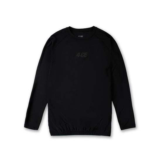 Stealth Long Sleeve Rash Guard - Black