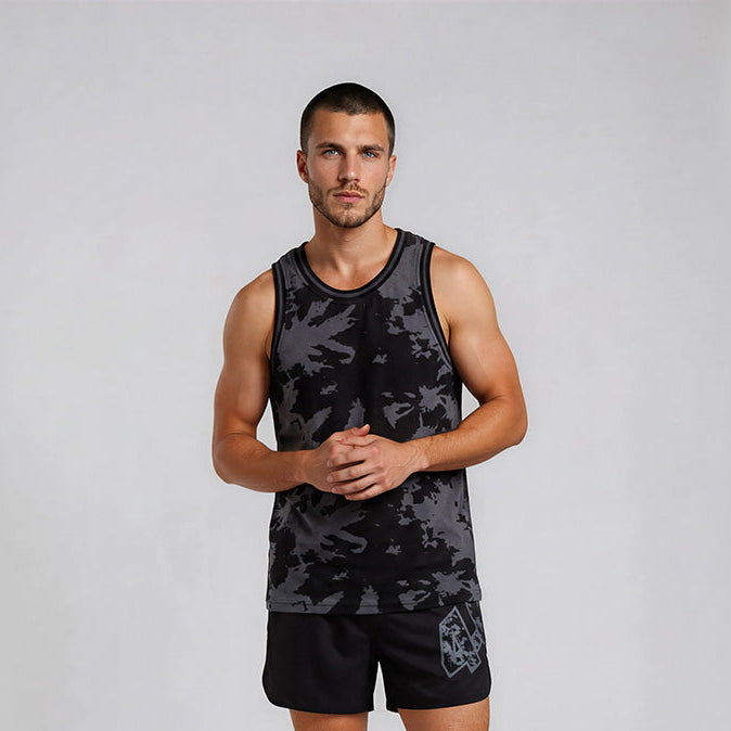 Tie Dye Vest Tank Top - Tie Dye