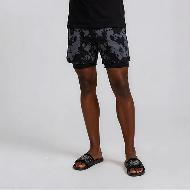 Hybrid Short - Tie Dye/Black