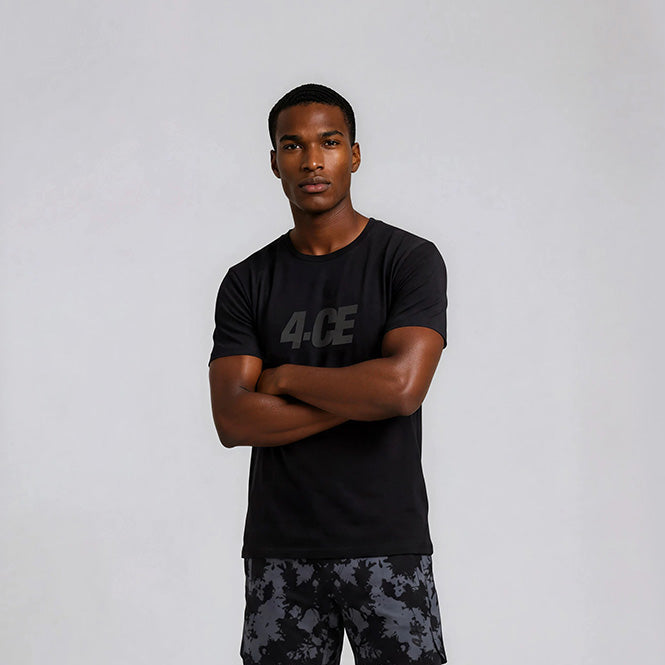 Stealth Logo T Shirt - Black