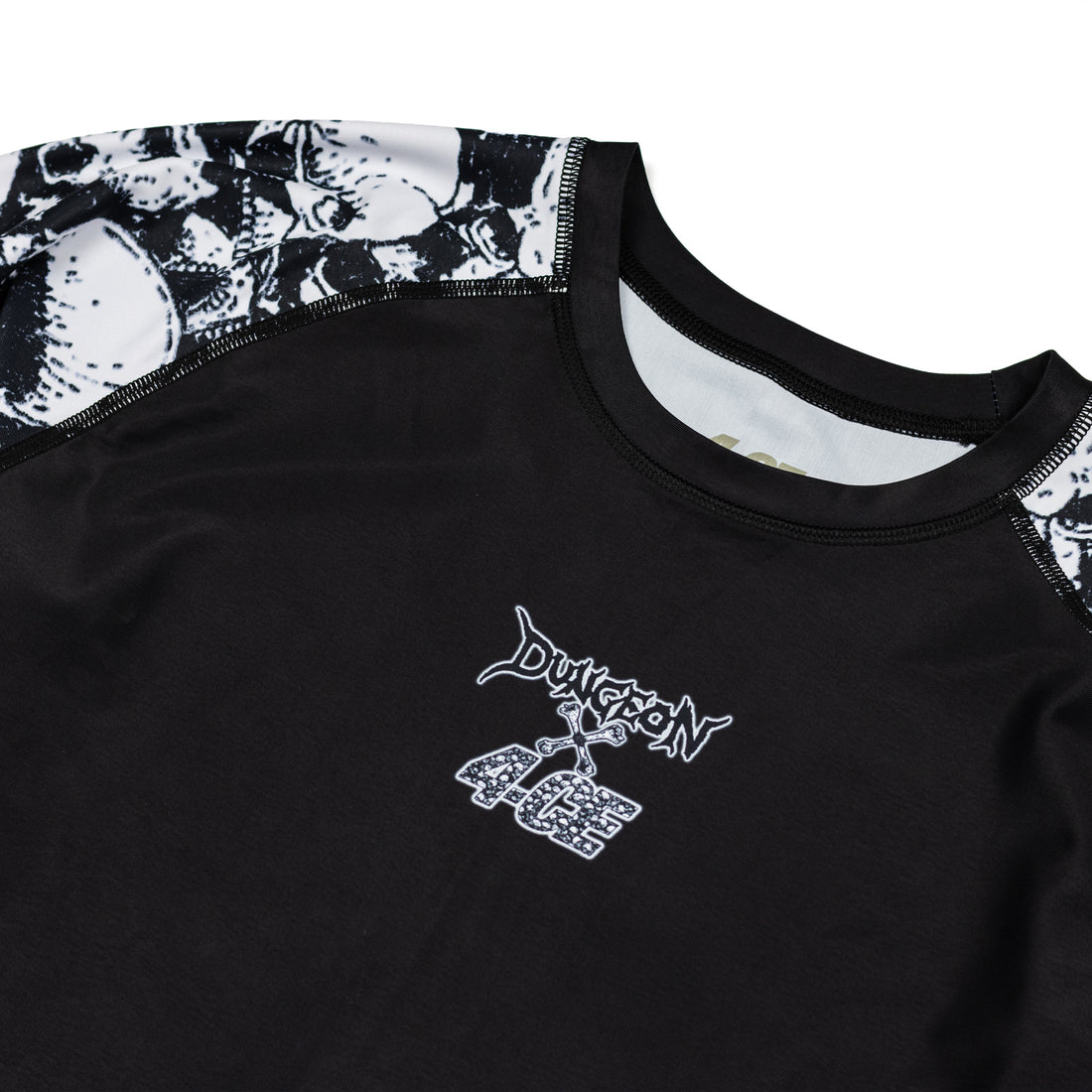 Dungeon X 4CE Long Sleeve Rash Guard - Black