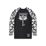 Dungeon X 4CE Long Sleeve Rash Guard - Black