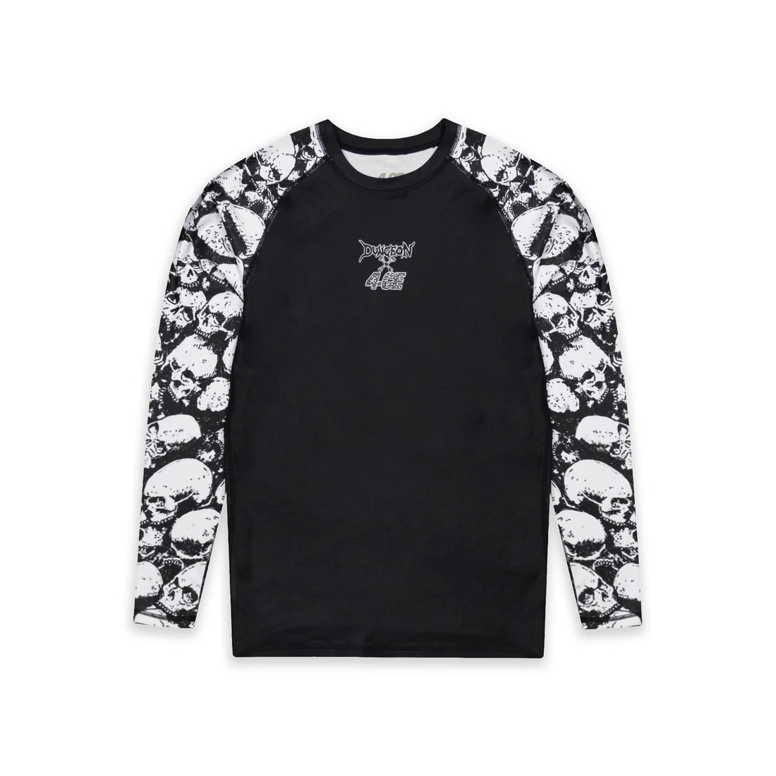 Dungeon X 4CE Long Sleeve Rash Guard - Black