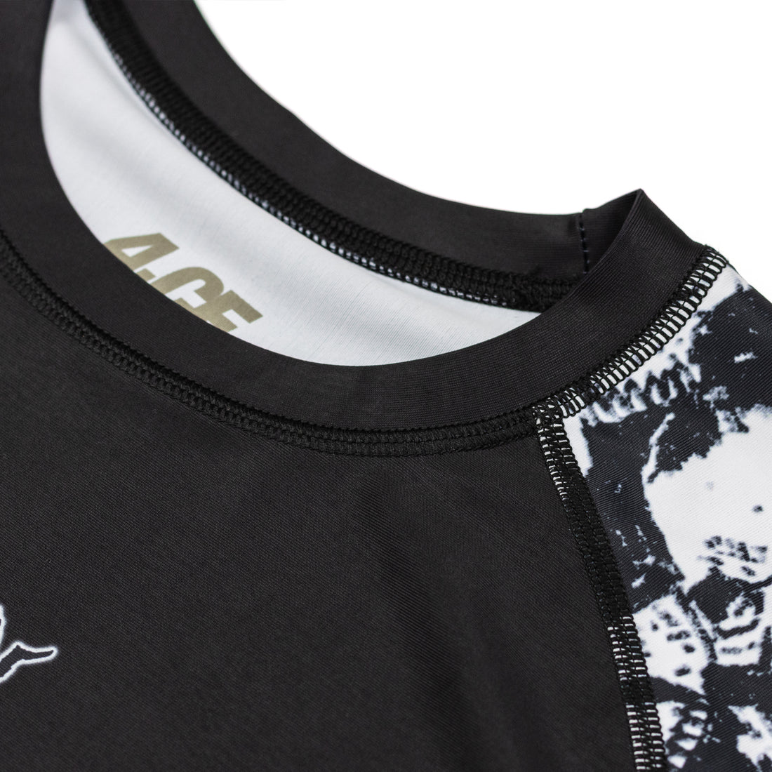 Dungeon X 4CE Short Sleeve Rash Guard - Black