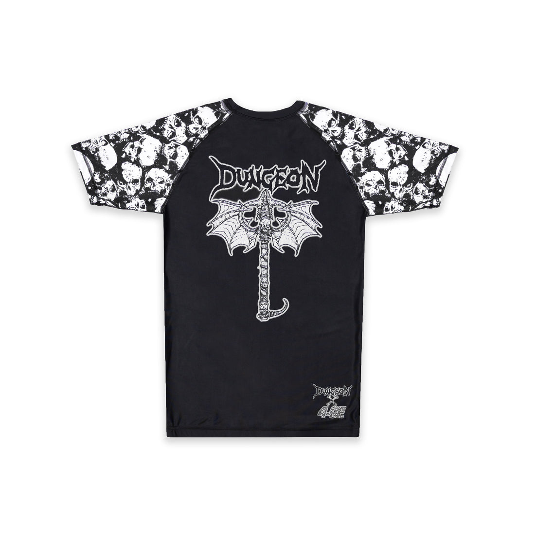Dungeon X 4CE Short Sleeve Rash Guard - Black