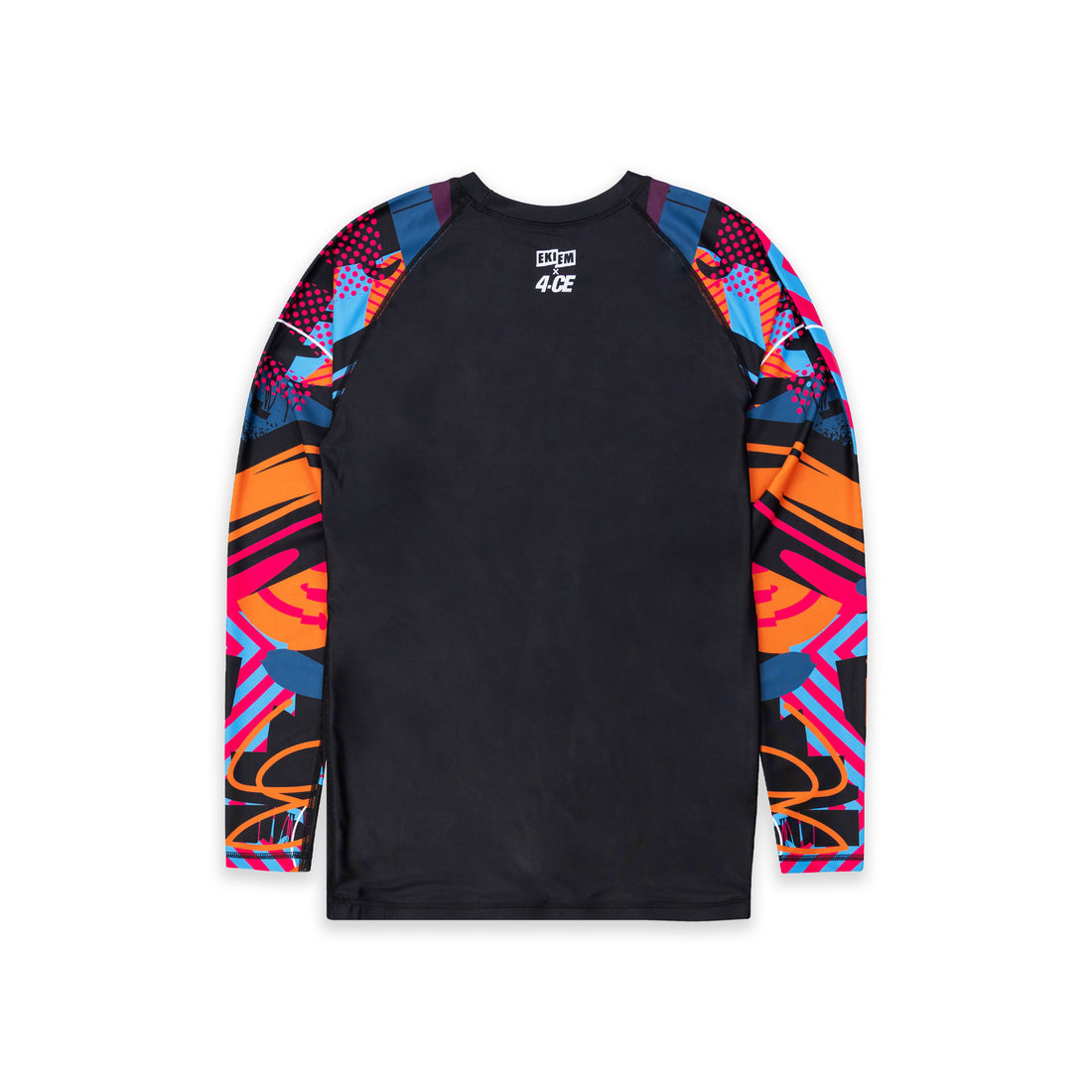 Ekiem X 4CE Long Sleeve Rash Guard - Black