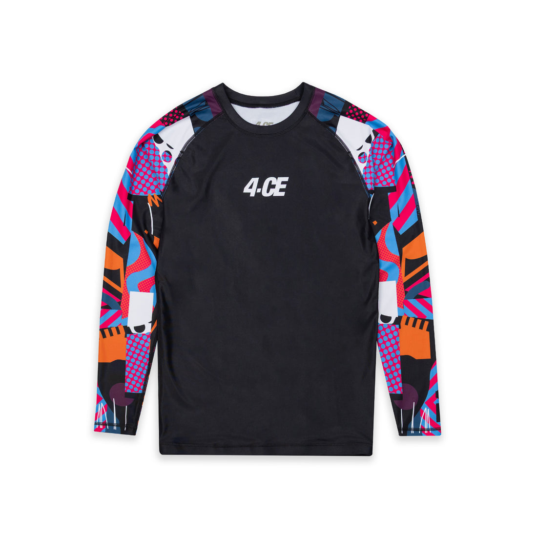 Ekiem X 4CE Long Sleeve Rash Guard - Black
