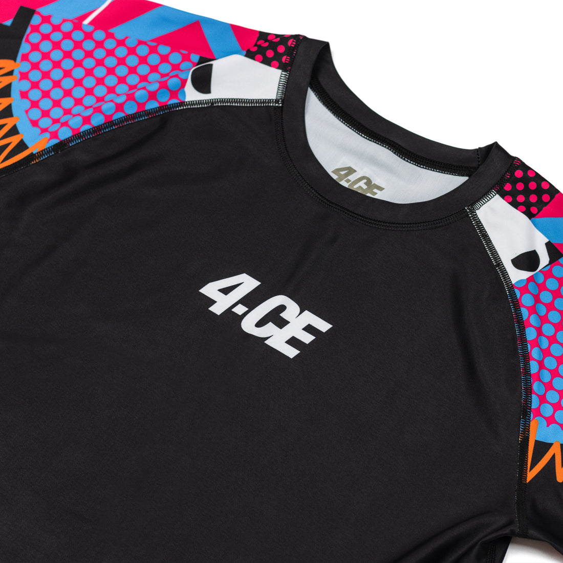 Ekiem X 4CE Short Sleeve Rash Guard - Black