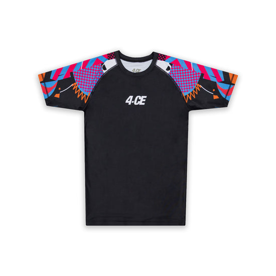 Ekiem X 4CE Short Sleeve Rash Guard - Black