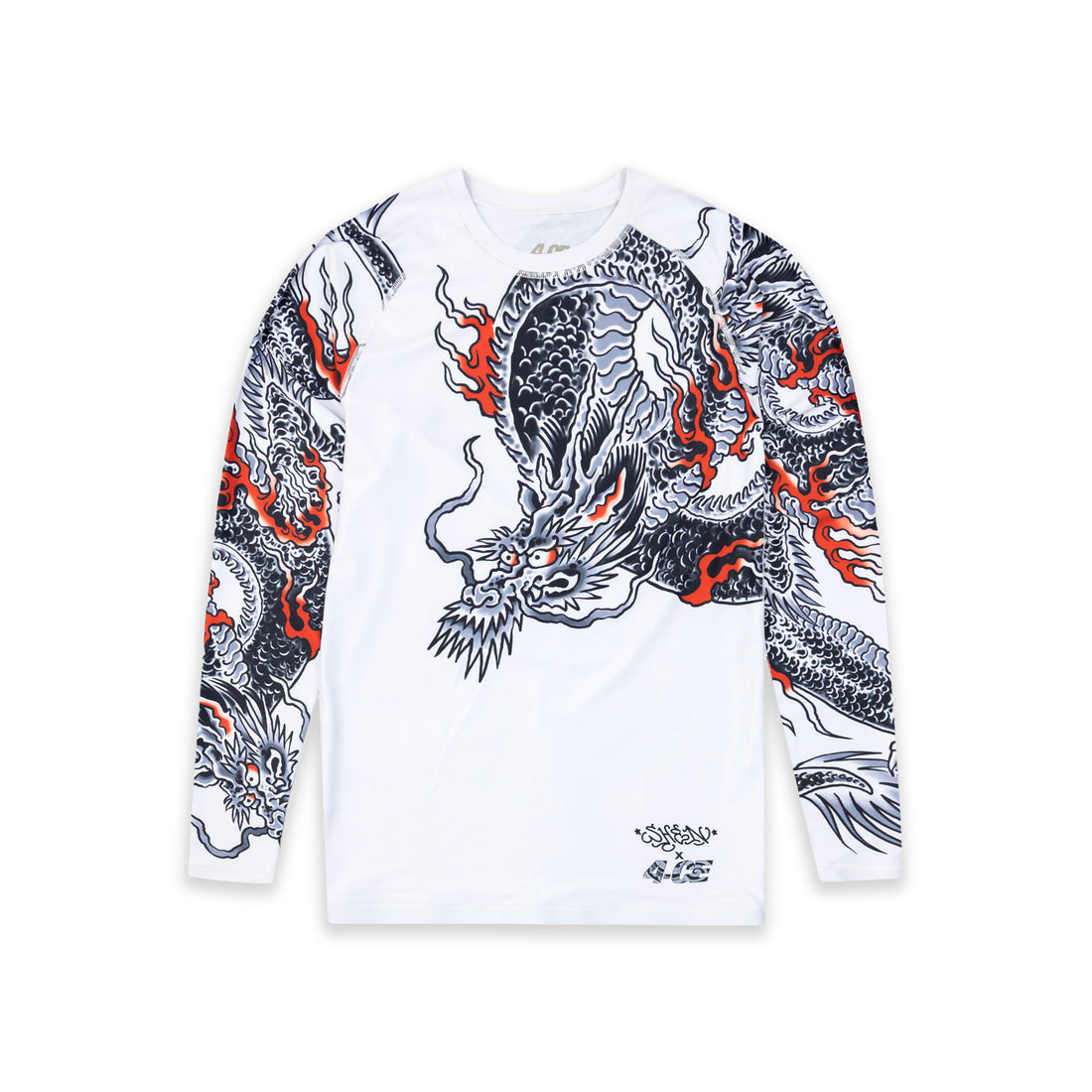Shen X 4CE Long Sleeve Rash Guard - White