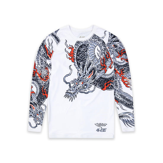 Shen X 4CE Long Sleeve Rash Guard - White