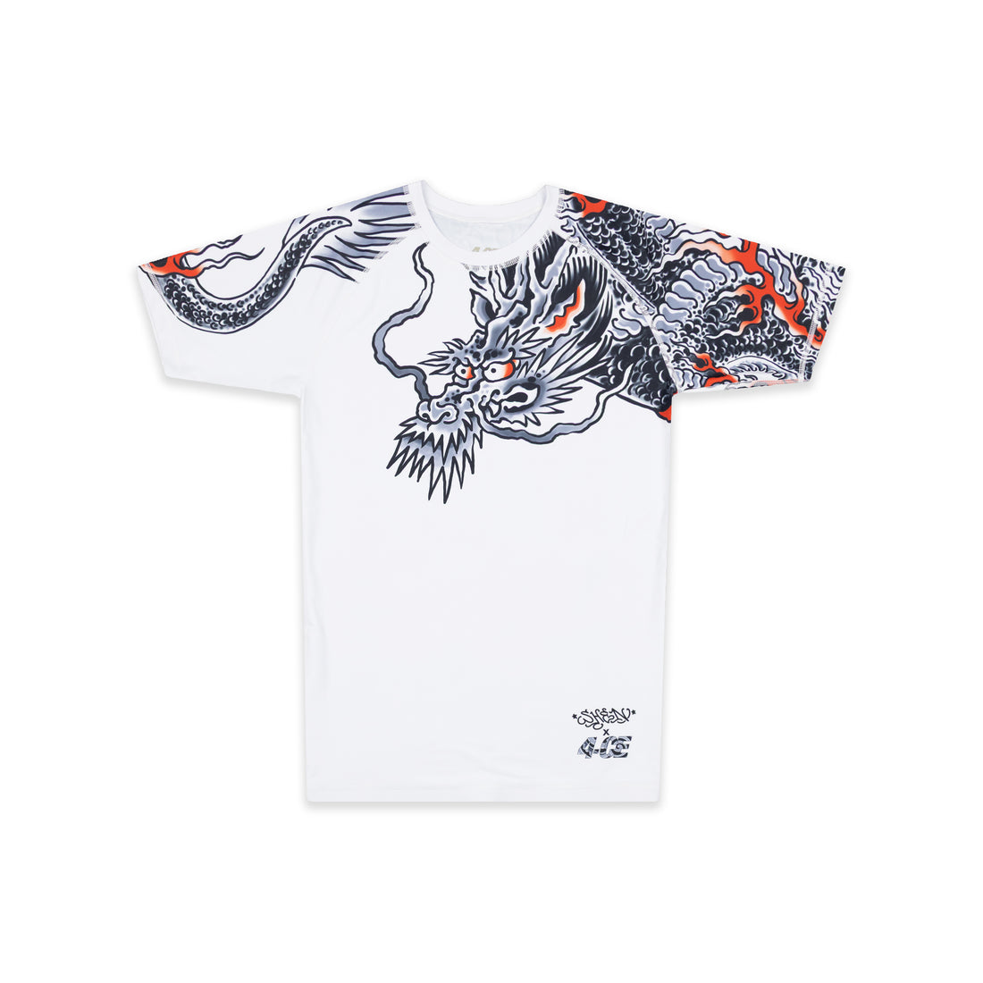 Shen X 4CE Short Sleeve Rash Guard - White