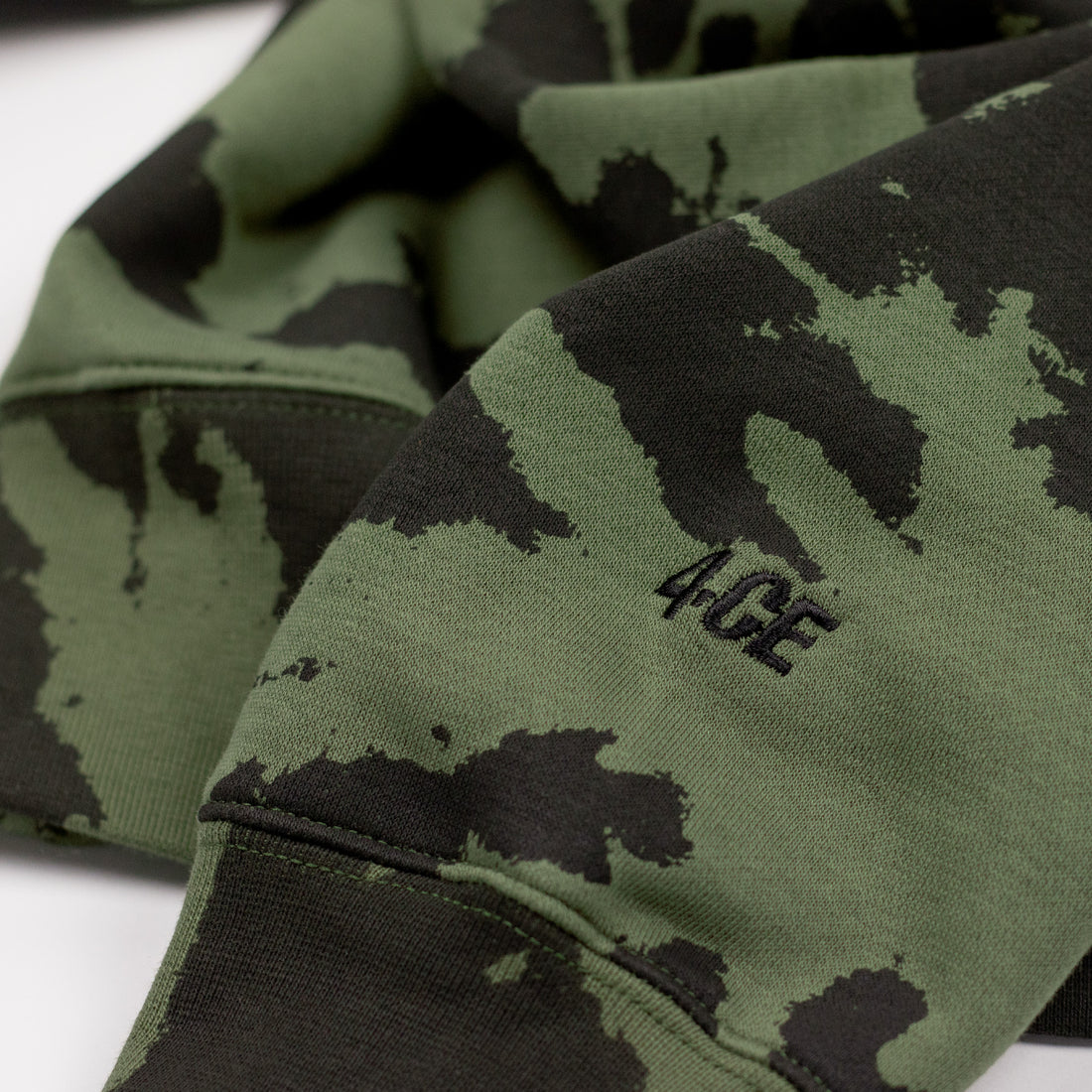 Tie Dye Heavyweight Hoody - Olive