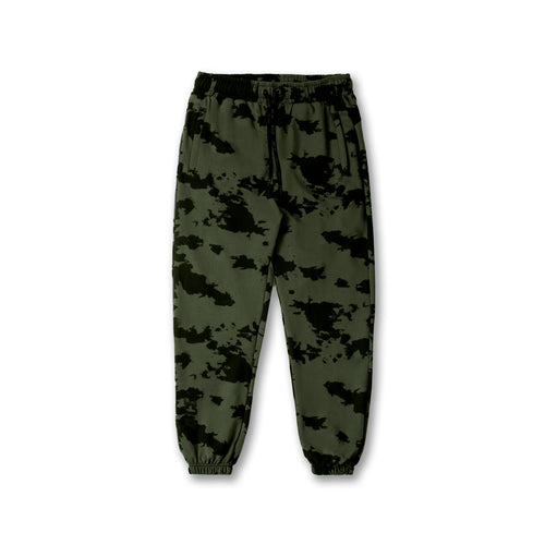 Tie Dye Sweatpants - Olive