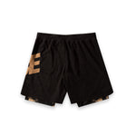 Ranked Hybrid Short - Brown/Tie Dye