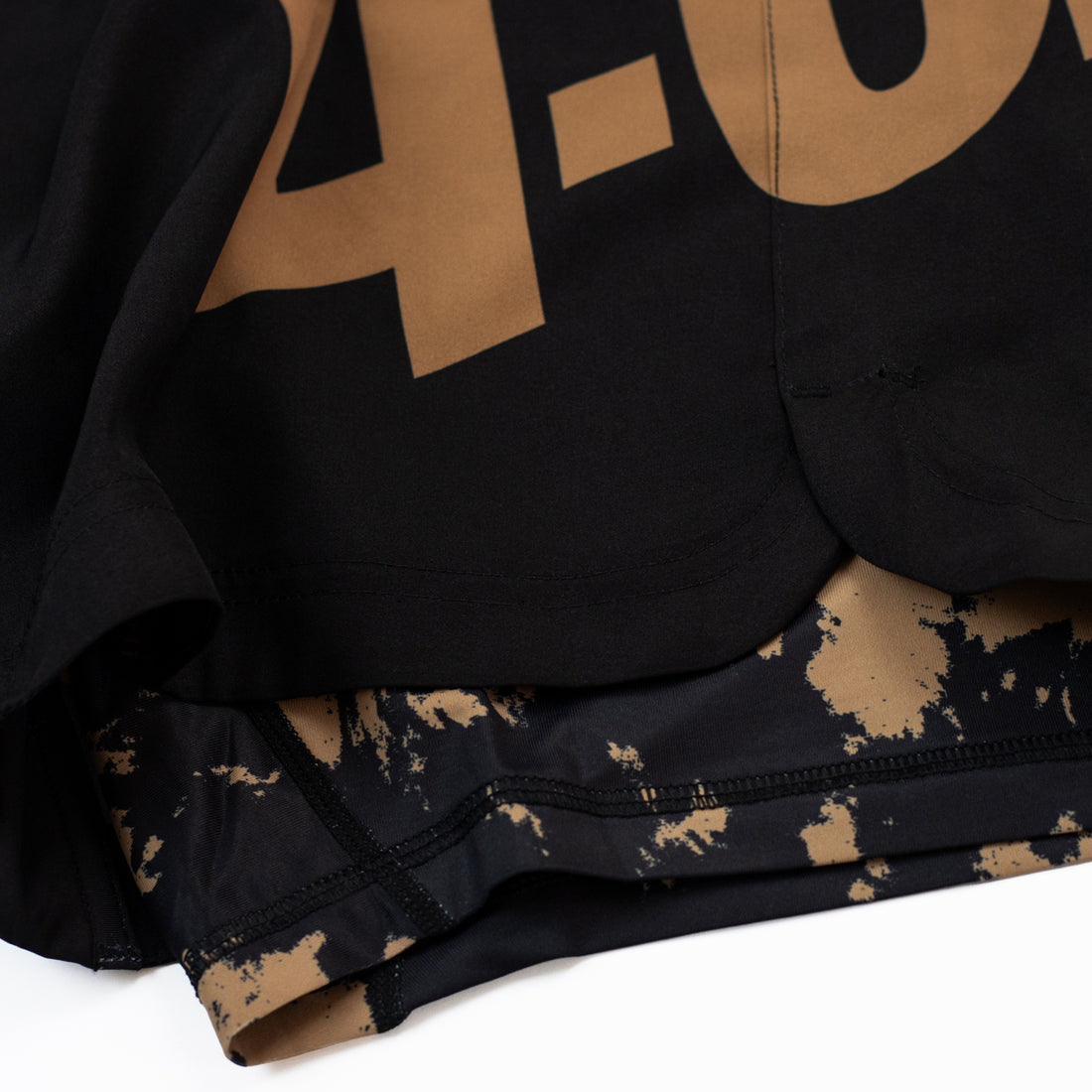 Ranked Hybrid Short - Brown/Tie Dye