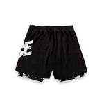 Ranked Hybrid Short - Black/White/Tie Dye