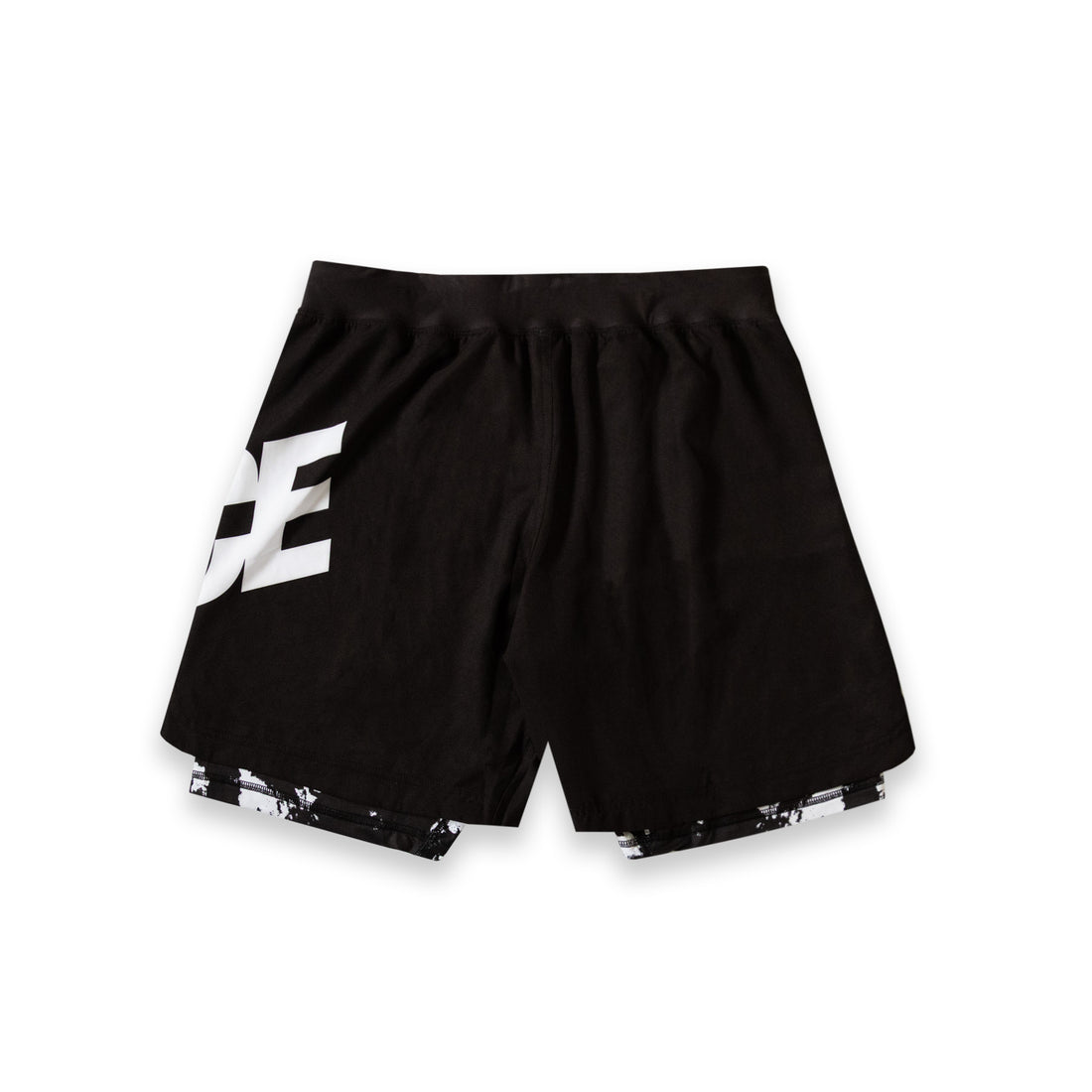 Ranked Hybrid Short - Black/White/Tie Dye