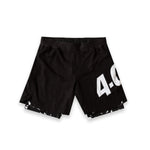 Ranked Hybrid Short - Black/White/Tie Dye