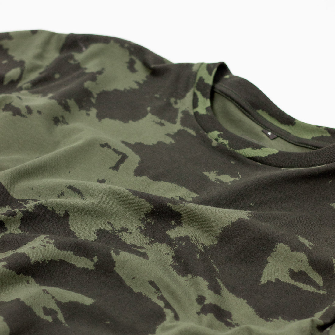 Tie Dye T Shirt - Olive