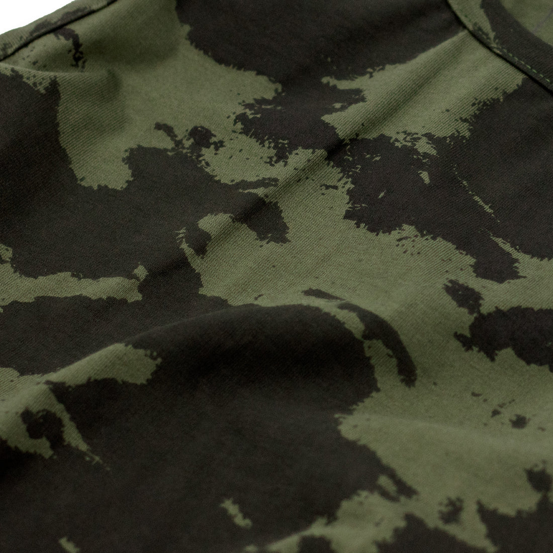 Tie Dye Vest - Olive