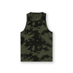 Tie Dye Vest - Olive