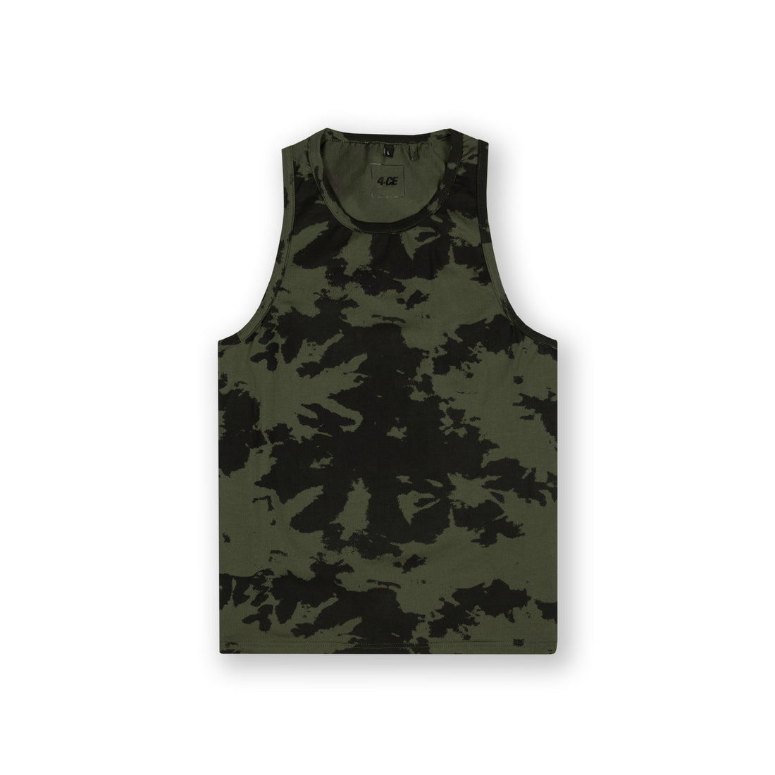 Tie Dye Vest - Olive