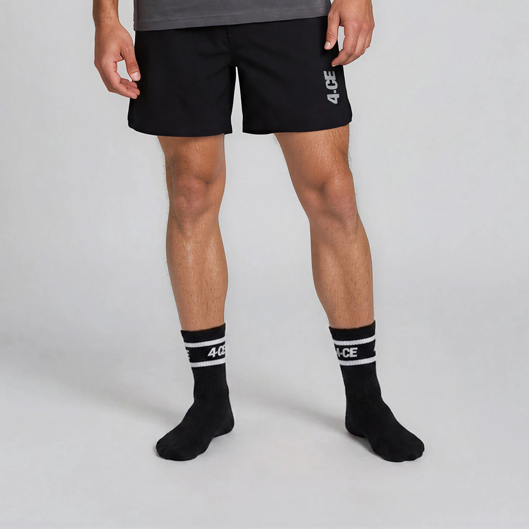 4CE Crew Sock - Black
