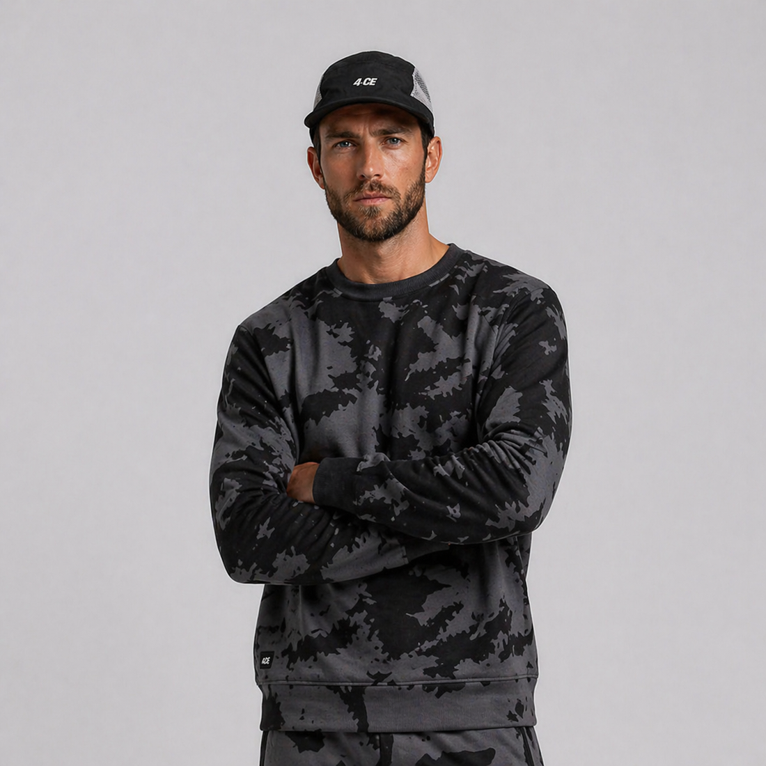 Runner 5 Panel Cap - Black