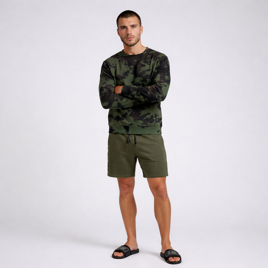 Tie Dye Sweatshirt - Olive