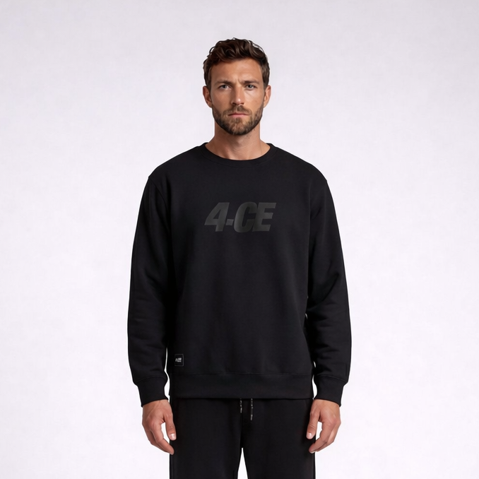 Stealth Logo Sweatshirt - Black